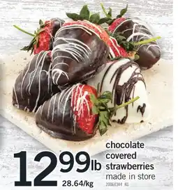 Fortinos CHOCOLATE COVERED STRAWBERRIES offer