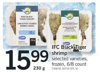 Fortinos IFC BLACK TIGER SHRIMP, 230 G offer