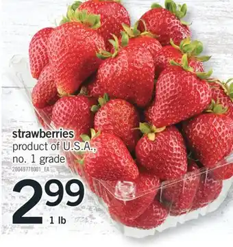 Fortinos STRAWBERRIES, 1lb offer