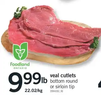 Fortinos VEAL CUTLETS offer