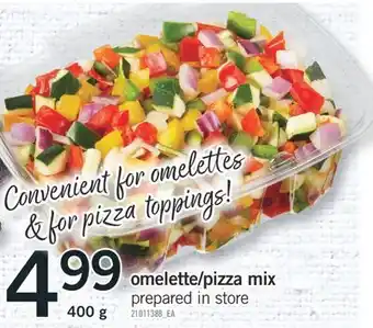 Fortinos OMELETTE/PIZZA 400 G offer