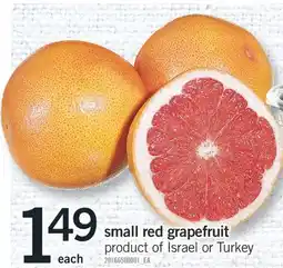 Fortinos SMALL RED GRAPEFRUIT offer