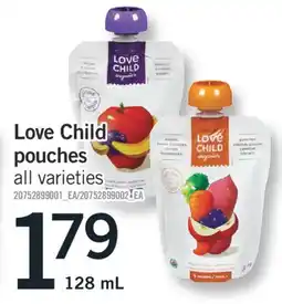 Fortinos LOVE CHILD POUCHES, 128mL offer