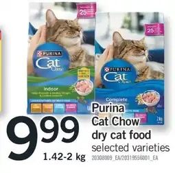 Fortinos PURINA CAT CHOW DRY CAT FOOD,1.42-2kg offer