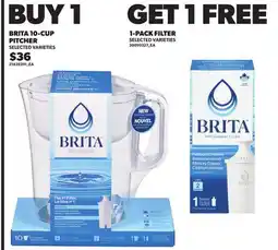 Loblaws BRITA 10-CUP PITCHER offer