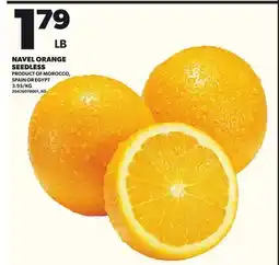 Loblaws NAVEL ORANGE SEEDLESS offer