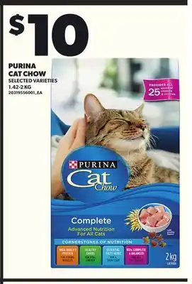 Loblaws PURINA CAT CHOW,1.42-2kg offer