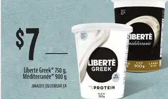 Loblaws LIBERTÉ GREEK 750 G, MÉDITERRANÉE 900 G offer