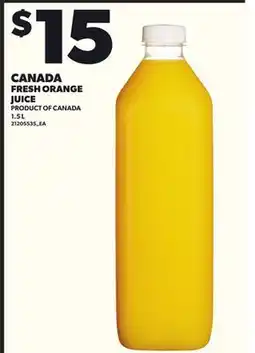 Loblaws FRESH ORANGE JUICE 1.5L offer