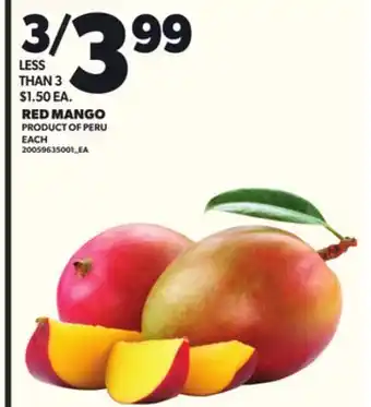 Loblaws RED MANGO offer