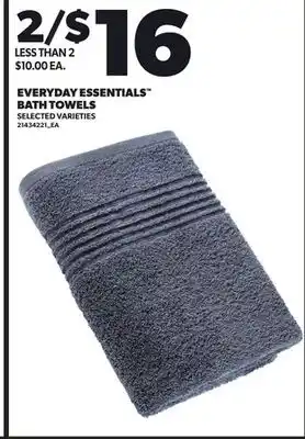 Loblaws EVERYDAY ESSENTIALS BATH TOWELS offer