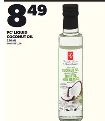 Loblaws PC LIQUID COCONUT OIL 250ML offer