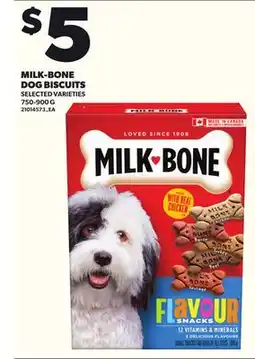 Loblaws MILK-BONE DOG BISCUITS 750-900G offer