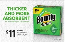 Loblaws BOUNTY NAPKIN, 400'S offer