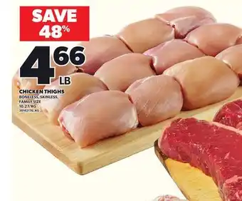 Loblaws CHICKEN THIGHS offer