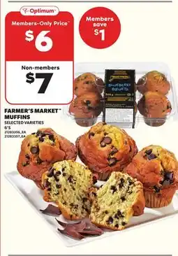 Loblaws FARMER'S MARKET MUFFINS, 6'S offer