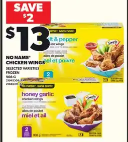 Loblaws NO NAME CHICKEN WINGS 908G offer