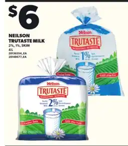 Loblaws NEILSON TRUTASTE MILK 4L offer