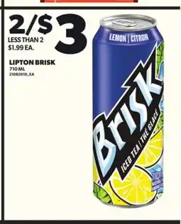 Loblaws LIPTON BRISK 710ML offer