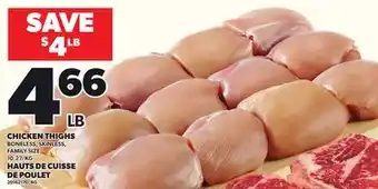 Independent Grocer CHICKEN THIGHS offer