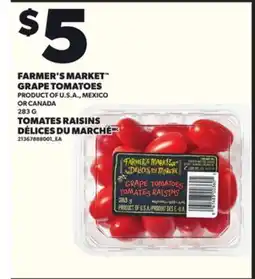 Independent Grocer FARMER'S MARKET GRAPE TOMATOES offer