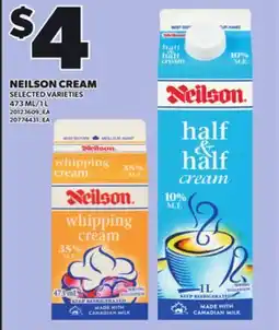 Loblaws NEILSON CREAM,473 ml/1L offer