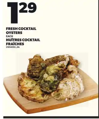 Independent Grocer FRESH COCKTAIL OYSTERS offer