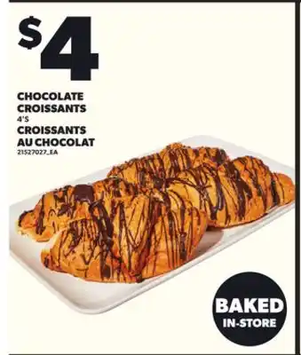 Independent Grocer CHOCOLATE CROISSANTS offer