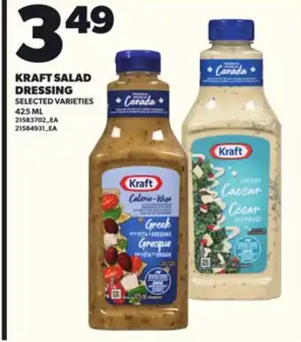 Loblaws KRAFT SALAD DRESSING 425ML offer