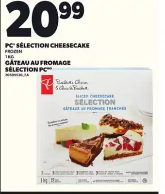 Independent Grocer PC SÉLECTION CHEESECAKE offer