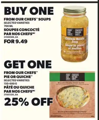 Independent Grocer SOUPES CONCOCTÉ PAR NOS CHEFS offer