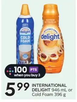 Sobeys INTERNATIONAL DELIGHT offer