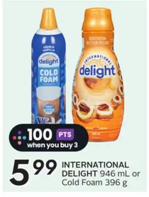 Sobeys INTERNATIONAL DELIGHT offer