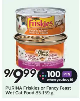 Sobeys PURINA Friskies or Fancy Feast Wet Cat Food offer