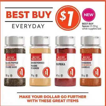 Sobeys BEST BUY Spices offer