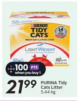 Sobeys PURINA Tidy Cats Litter offer