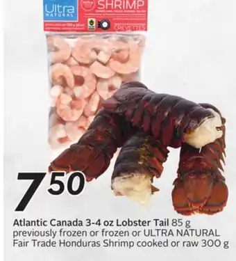 Sobeys Atlantic Canada 3-4 oz Lobster Tail offer