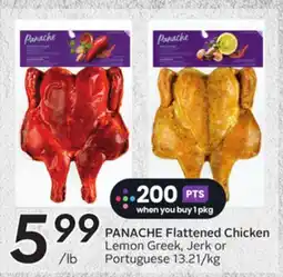 Sobeys PANACHE Flattened Chicken offer