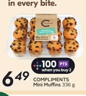 Sobeys COMPLIMENTS Mini Muffins offer