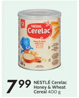 Sobeys NESTLÉ Cerelac Honey & Wheat Cereal offer