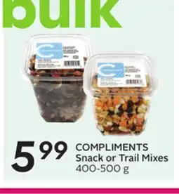 Sobeys COMPLIMENTS Snack or Trail Mixes offer