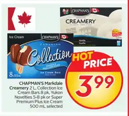 Sobeys CHAPMAN'S Markdale Creamery offer