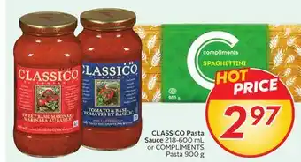 Sobeys CLASSICO Pasta Sauce offer