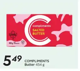 Sobeys COMPLIMENTS Butter offer