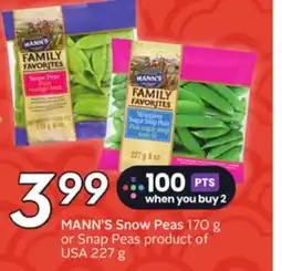 Sobeys MANN'S Snow Peas offer