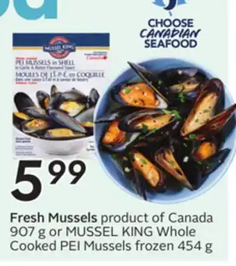 Sobeys Fresh Mussels offer