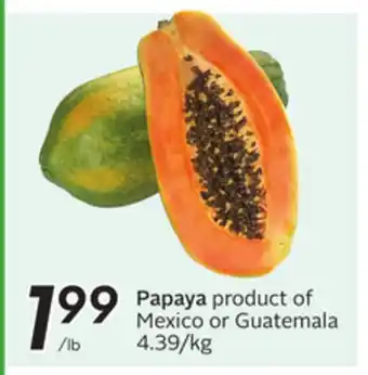 Sobeys Papaya offer