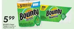 Sobeys BOUNTY Paper Towel offer