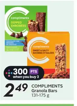 Sobeys COMPLIMENTS Granola Bars offer