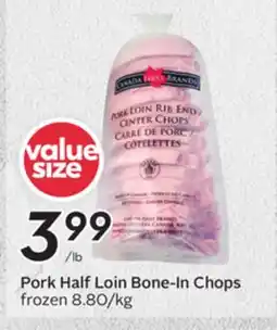 Sobeys Pork Half Loin Bone-In Chops offer